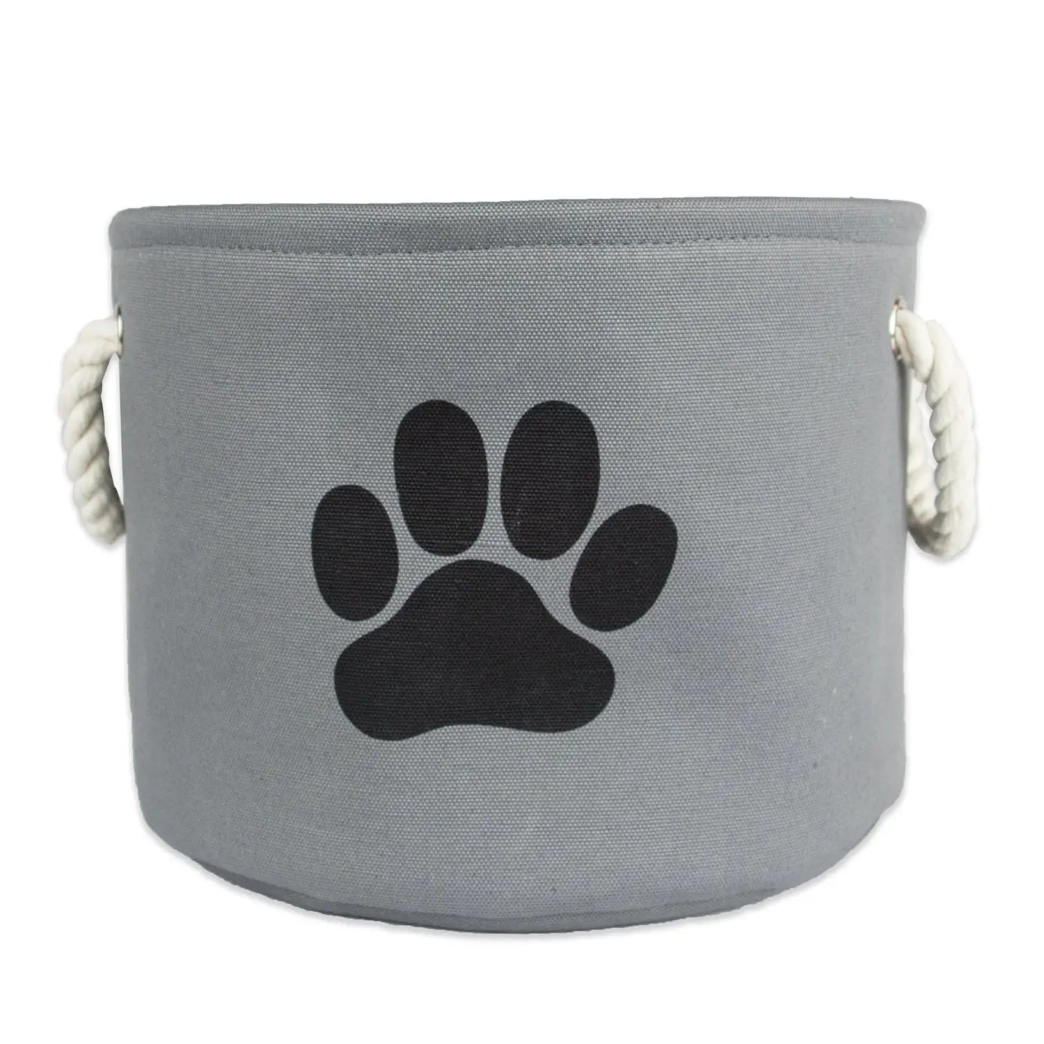 Hot Selling OEM Waterproof Large Capacity Round Foldable Storage Bin Basket Pet Toy Storage Bag With Handle