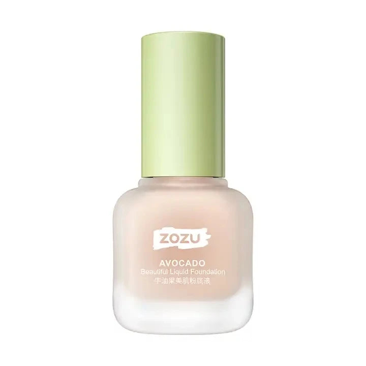 OEM ODM ZOZU Waterproof Cream Makeup Product Moisturizing Whitening Avocado Liquid Foundation