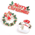 Metal Crafts Brooch Cheap Bulk Custom Cute Christmas Logo Lapel Enamel Pin for Gifts