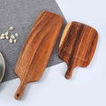 Nordic Rustic Custom Kitchen Cheese Food Serving Tray Chopping Block Acacia Wood Cutting Board With Handle