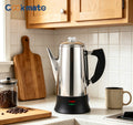 Coffee Percolator 12 Cup 2026 High Quality Food Grade 304 Stainless Steel Espresso for Kitchen