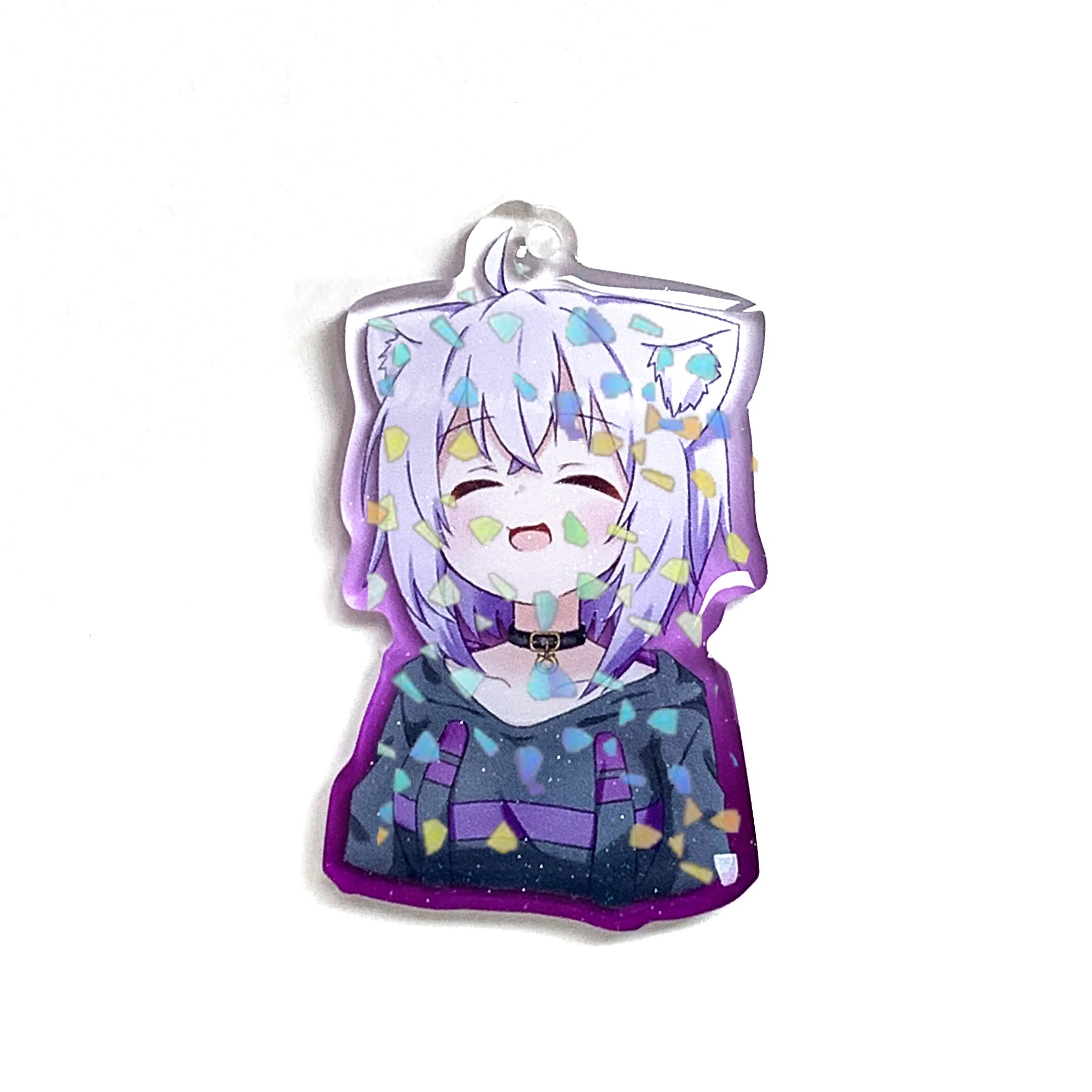 Bulk Custom Holographic Epoxy Resin. Acrylic Promotional Gifts Custom Personalized Printing Acrylic Key Chain Charm