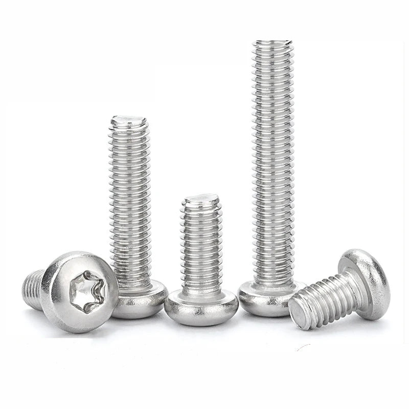 304 Stainless Steel Plum Blossom Head Torx Screw Anti-Theft M2-M8 Metric System Hengxiang Brand GB Standard
