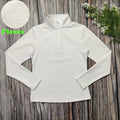 Brushed Fleece Thick Women Competition Horse Riding Tops Winter Stretchy Soft Long Sleeves Baselayer Equestrian Shirts Clothes