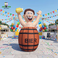 AIRFUN Abraham & Sarah Dolls Outdoor Decoration Inflatable Arch Party Arch with Blower for Anniversary Celebrations