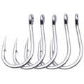 WEIHE 7size  Ocean Boat Fishing Saltwater Fishing Hooks Sword Hooks 6/0-7/0-8/0-9/0-10/0-11/0-12/0# Stainless Steel Fishhooks