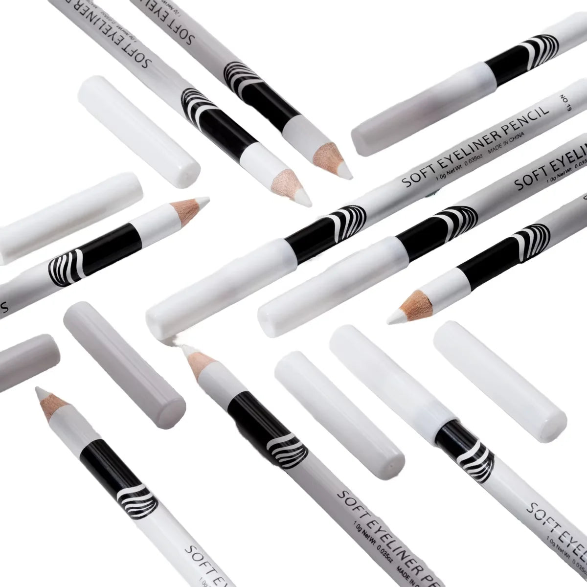 White Eyeliner Makeup Smooth Easy to Wear Eyes Brightener Eye Liner Pen Waterproof Make up White Eyes Liner Pencils MegaBDM