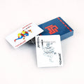 Custom Good Quality Board Games Personalized Front and Back Linen Finished Paper Poker Playing Card Deck