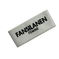 Customised Luxury Woven Sewing Label for Clothing High-Density 3D Silicone Printed Technics Custom Shape Free Sample