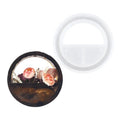 Small Wall Hanging Flower Pot Resin Mold Round Silicone Mold for Cement Pots