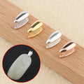 Cheap 925 Sterling Silver Pinch Clip Clasp Bail Pendant Clip Clasp for Jade Gems Crystal Jewelry Making Accessories Wholesale