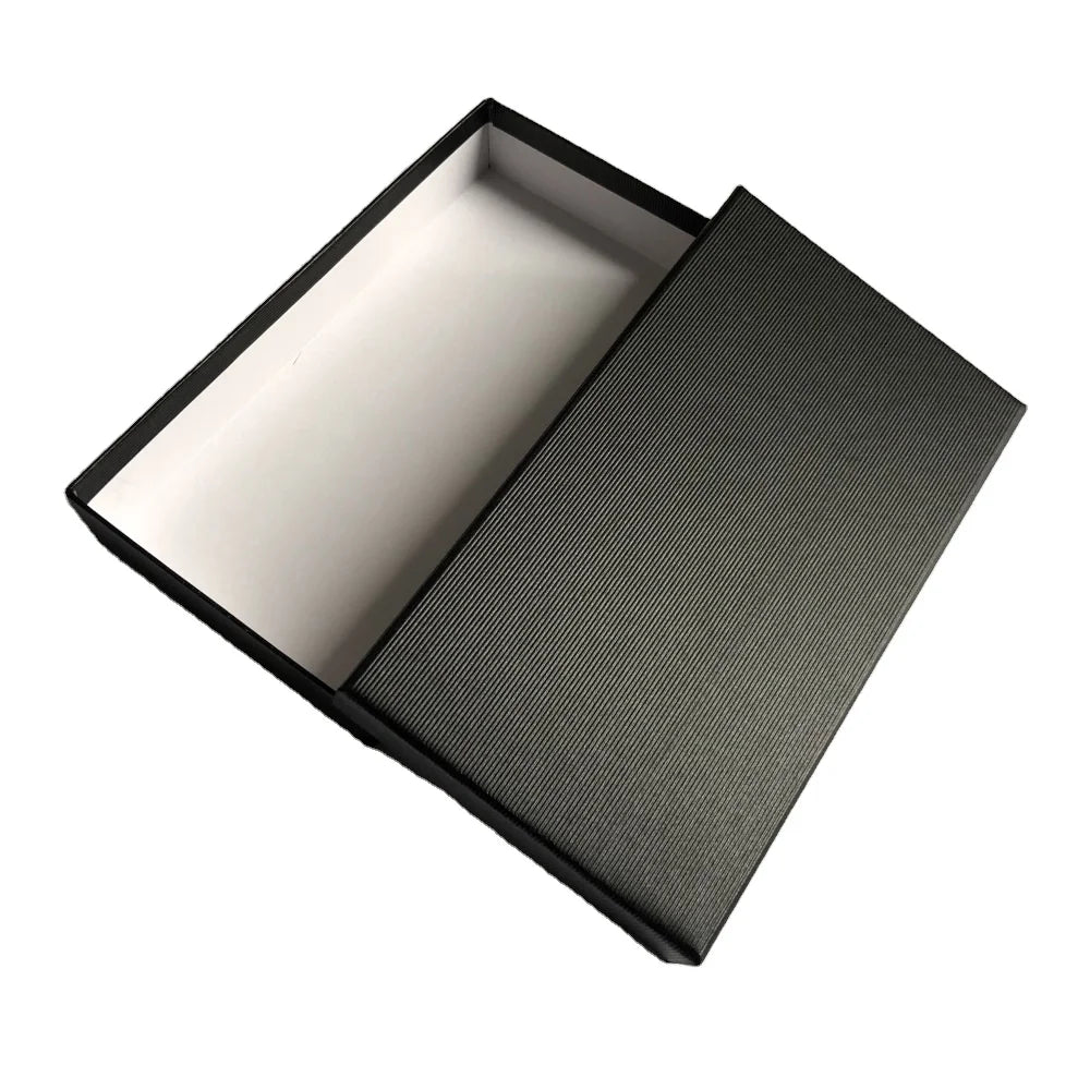 Customize Black Gift Boxes Purses Long Wallets Gift Packing Package Box Black Gift Paper Boxes For Men And Women