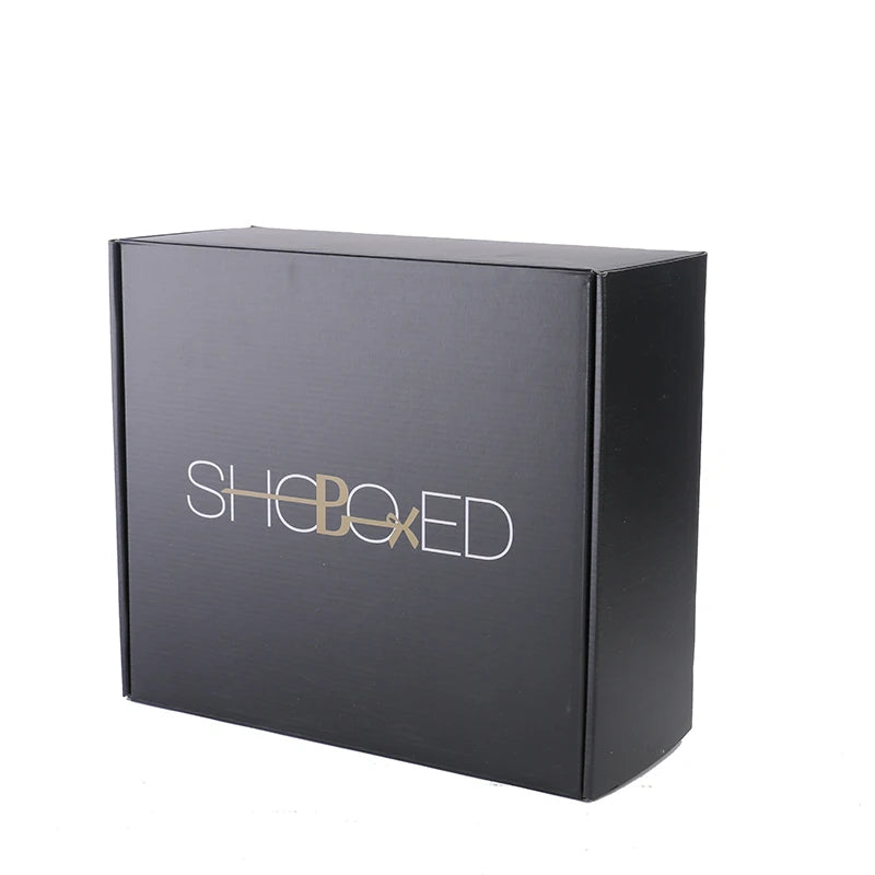 Black Wholesale Custom Logo Premium Luxury Customise Gift Box Packaging Design with Logo