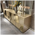 Modern Luxury Italian Solid Wood Sideboard with Storage for Dining Room and Hotel Use