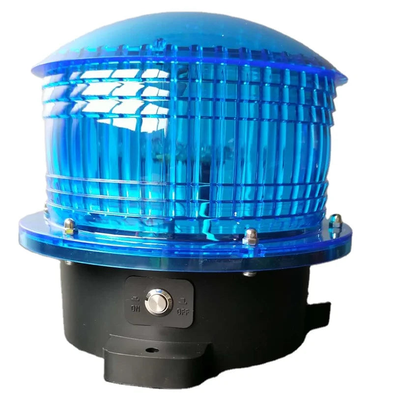 High Quality Solar Marine Nautical Lights Flashing Warning Lantern / off Road Traffic LED  Red Solar Steady Lights