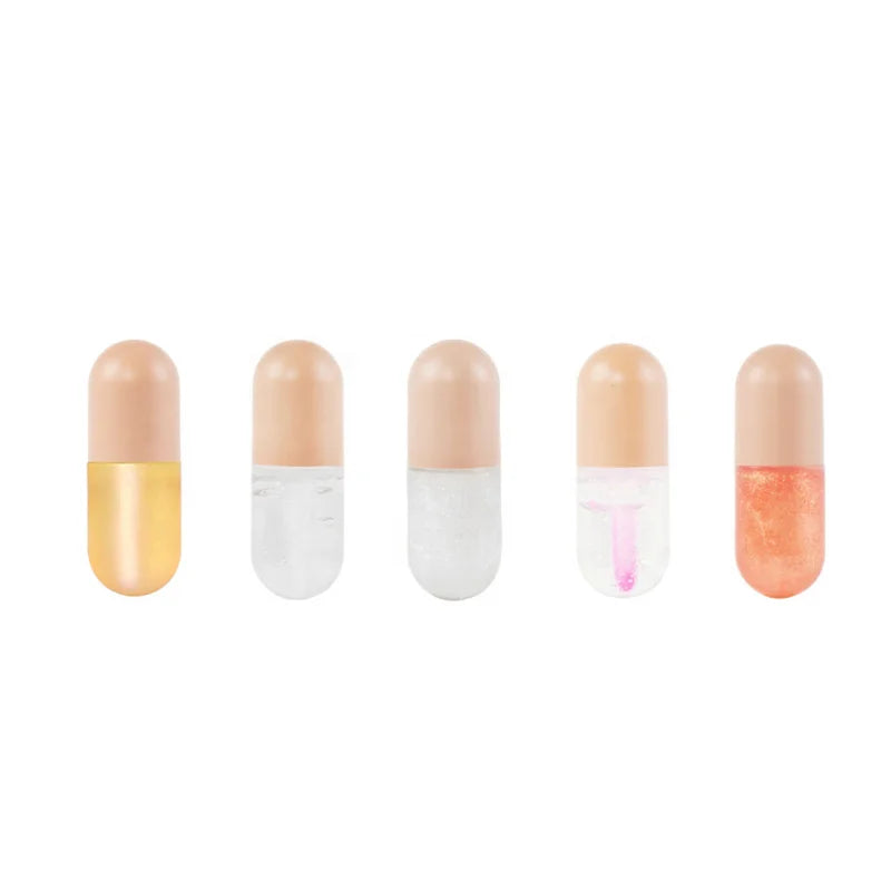 Custom Logo Organic Lip Plumper Moisturizing Increase Lip Elasticity Clear Lip Gloss Plumper