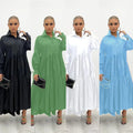 S-4XL Fall 2026 Women Clothes Casual Solid Color Long Sleeve Loose Women Dress T Shirt Dresses Plus Size Women's Dresses