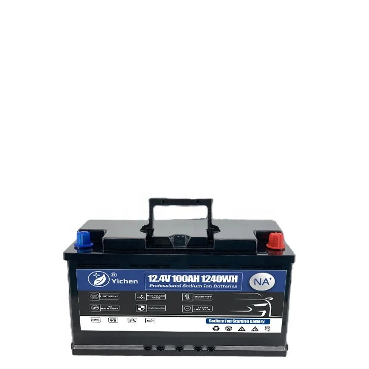 Long Life Car TRUCK Automotive Starting Rechargeable 12v 100ah 3 Year Warranty Sodium-ion Auto Battery BMS YICHEN