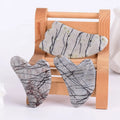 Top Selling Products 2023 Picasso Quartzite Stone Guasha Stone Heart Guasha Cuarzo Natural Picasso Stone Gua Sha Facial Tool