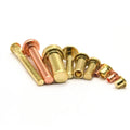 Custom Metal Flat Solid Tubular Rivets Flat Fasteners Clips Automotive Auto Brake Brass Fasteners Custom Brass Rivet Fasteners
