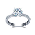 MSR-1372 Customized Jewelry 18k Wedding Ring Engagement Ring Gift for Women 1.5ct Lab Grown Diamond Ring