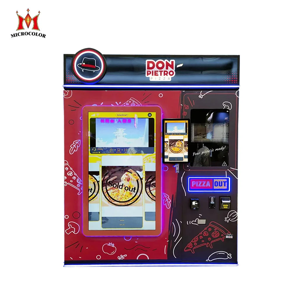 Automatic Pizza Making Vending Machine Self-Service