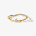 LOZRUNVE Silver 925 18K Gold Plated High End Adjustable Ring Jewelry Wholesale