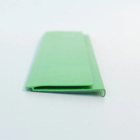 Green PVC SYSTEM EXTRUDED TRACK DISPLAY SHELF TALKER