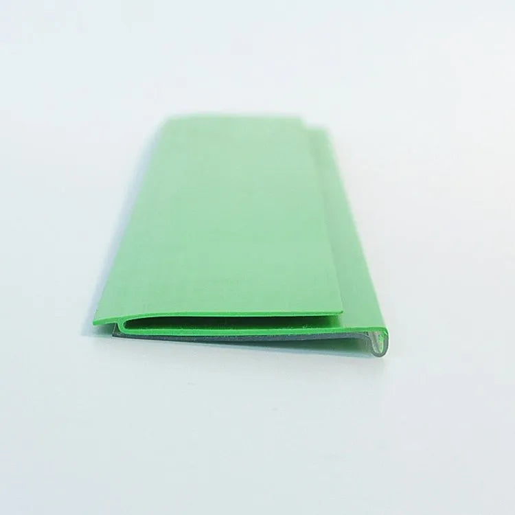 Green PVC SYSTEM EXTRUDED TRACK DISPLAY SHELF TALKER