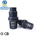 PVC Vertical Spring Flap Check Ball Valve PTFE Sealing Manual Operation for Water Plumbing Applications ISO9001 Certified