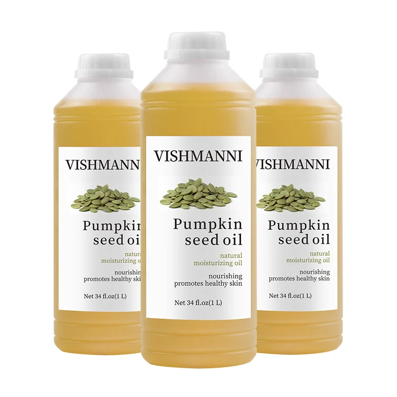 Wholesale Private Label 100%Pure Cold Pressed Pumpkin Seed Oil Bulk Carrier Oil 1 Liter