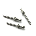 Blind Rivet DIN7337 3.2x11mm Aluminum Steel Flat Dome Head Blind Pop Rivet