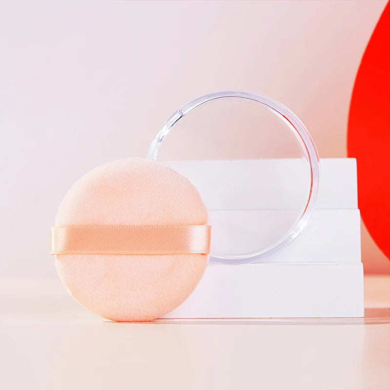 New Trend Pure Cotton Powder Puff with Box for Powder Foundation Blending for Loose Powder Wet Dry Makeup Too with Better Price