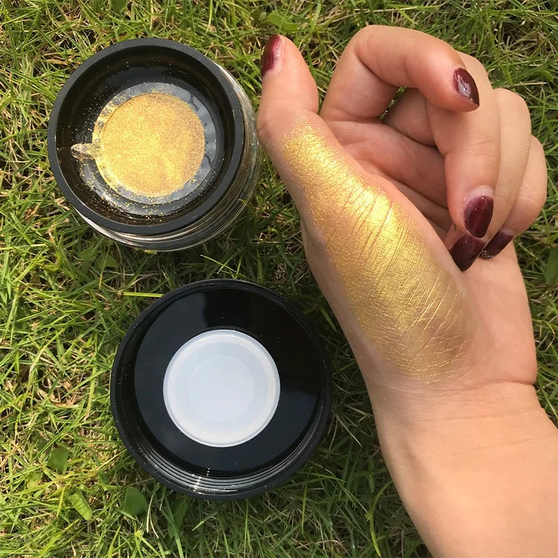 Hot Selling Cosmetics Face Shimmer Powder Loose Pigment Glitter Makeup Highlighter Powder