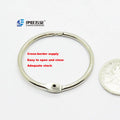 YIWANG 1.5 Inch Metal Book Rings Loose Leaf Binder Rings for Index Cards Notebooks