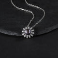 D1030 Abiding Shield Tarnish Free 10mm Black Fresh Water Pearl Custom Logo Necklace Jewelry Fashion Necklaces Silver Pendant