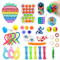 JYTZ0075 2021 30/25 Pcs Custom Fidget Toys Sets Pack Bundle Box Stress Balls Push Pops Sensory Fidget Toys Set for Kids