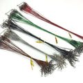 100pcs 15cm 20cm 25cm 30cm Anti Bite Steel Fishing Leader Line Steel Wire With Swivel Snap Fishing Accessory Leader Wire Snaps