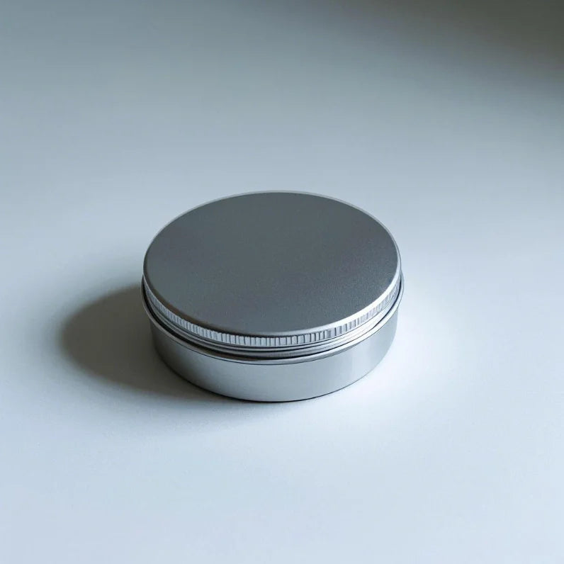 Aluminum Container with Screw Cap Steel Nuts Bolts Storage Tin Jar for Face Cream Essential Oils Cosmetic Cream Packing Jar