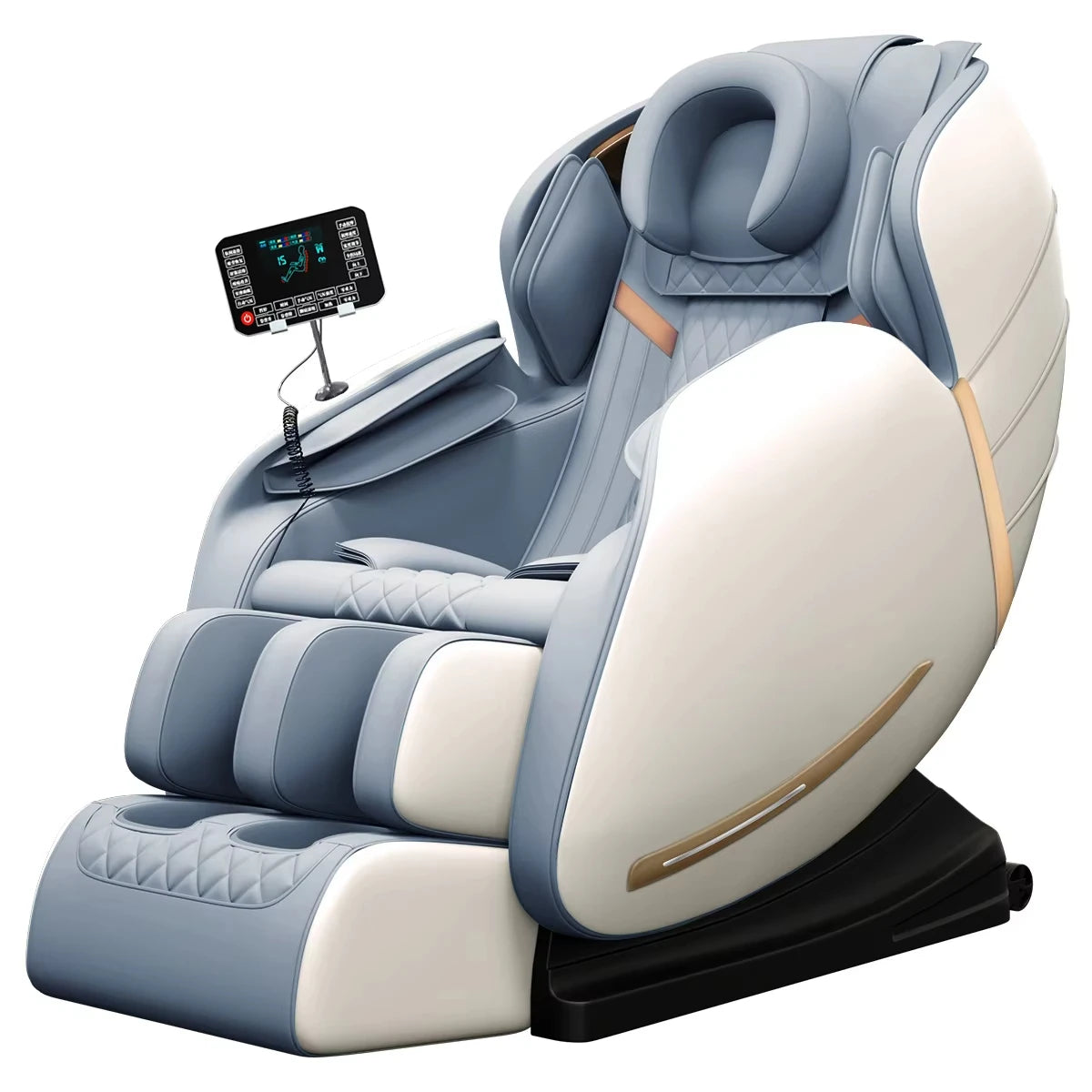 Best 8D Shiatsu Kneading SL Track Electric Full Body Massage Chair Low Price Luxury 0 Gravity Heat Neck Foot-Salon Recliner Bed