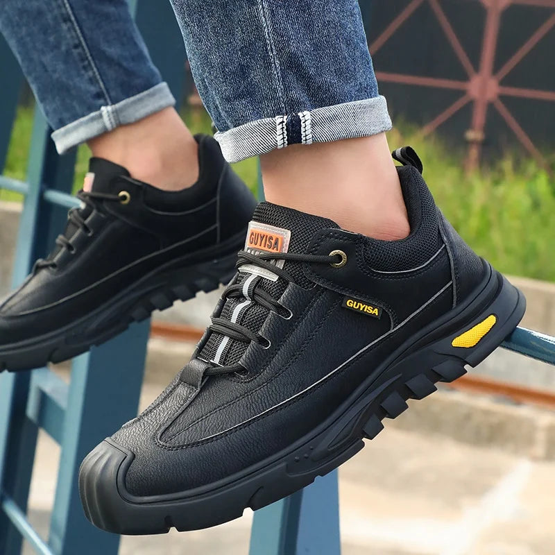 GUYISA Factory Direct Sale Steel Toe Safety Shoes for Men Winter Season Steel Toe Safety Shoes