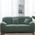 Jacquard Modern Sofa Covers Lilac 100% Polyester Fleece Plant Pattern Elastic Stretch Machine Washable Universal 3-Seater