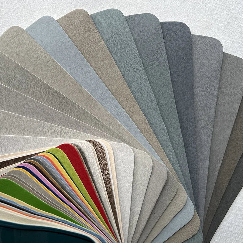 PU Faux Leather Anti-scratch Abrasion-Resistant Rolls Vinyl Fabrics for Car Seat Cover Decorative Garment Use