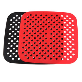 Disposable Silicone Air Fryer Baking Mat Non-Stick Big Professional Kitchen Tools with Customized Logo Oil Paper