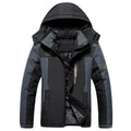 Wholesale Vintage Men's Winter Jackets Plus Size Outdoor Coats Waterproof Windbreaker Zipper Ski Climbing Blazer Made Polyester