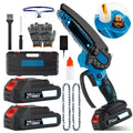 Cordless Mini Chainsaw 6 "handheld Electric Chainsaw Speed 19.6 Ft/s with Safety Lock for Easy Pruning of Branches