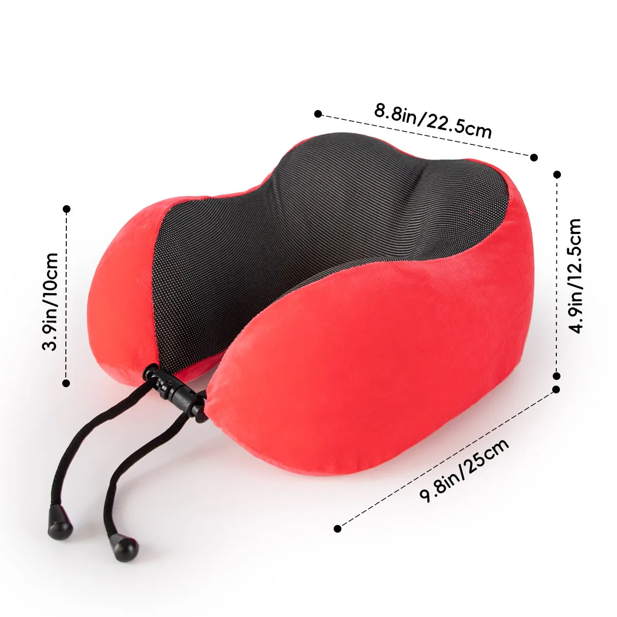 Factory Direct Sales Washable Adjustable Flight Car Memory Foam U-shape Neck Pillow