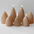 2025 Bullet Candle Molds Handmade Aromatherapy Ornaments Molds DIY Plaster Abrasives Silicone Cactus Candle Molds