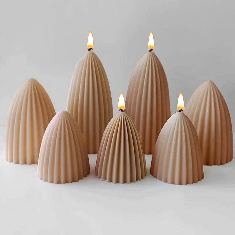 2025 Bullet Candle Molds Handmade Aromatherapy Ornaments Molds DIY Plaster Abrasives Silicone Cactus Candle Molds