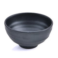 Unbreakable Japanese Style Restaurant Dinnerware Soup Serving 4.5 Inch Black Melamine Rice Bowl